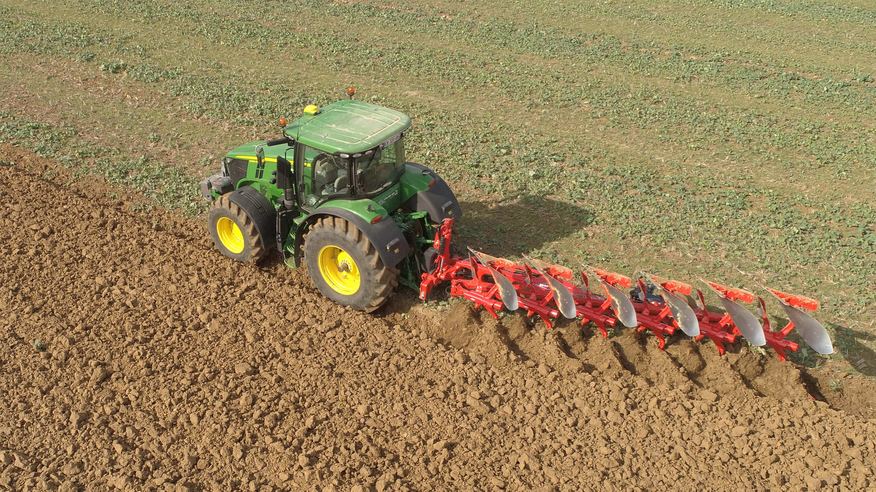 Miniature Agricole Profarm Toys 1/32 – Charrue Réversible 1/4 De Tour Semi-portée Hydrocorps – Occasion