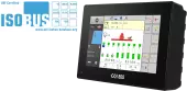 Photo du boitier CCI 800 avec logo ISOBUS sur fond transparent