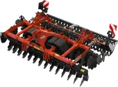 Gros plan déchaumeur Kuhn modèle OPTIMER XL transparent