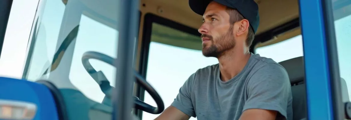 Chauffeur agricole embauché dans une ETA 