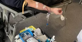 6 collectes de sang sont organisées chaque année sur les sites KUHN avec l'EFS