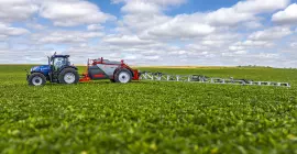 The KARAN sprayer at work in the field