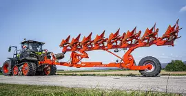 Photo de la nouvelle charrues semi-portées MULTI-LEADER XT KUHN au transport