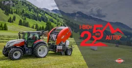 25 ans presses enrubanneuses i-bio+ KUHN