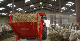 Pailleuse KUHN PRIMOR 2060 H en mode paillage