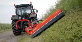 Le broyeur TBE 22 au travail