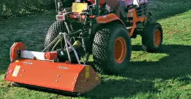 Photo du broyeur TL 150 en action vue arrière