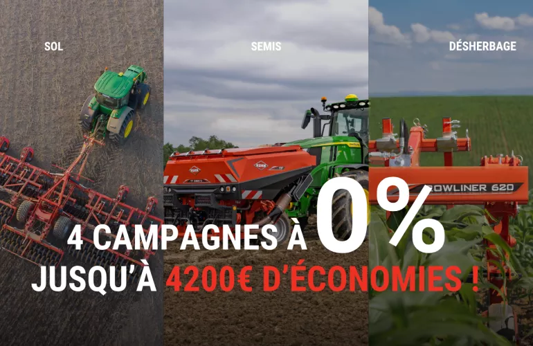 Offre financement sol, semis désherbage - visuel