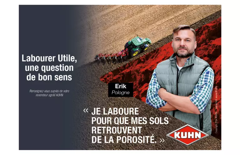 Affiche de presse pour labourer utile