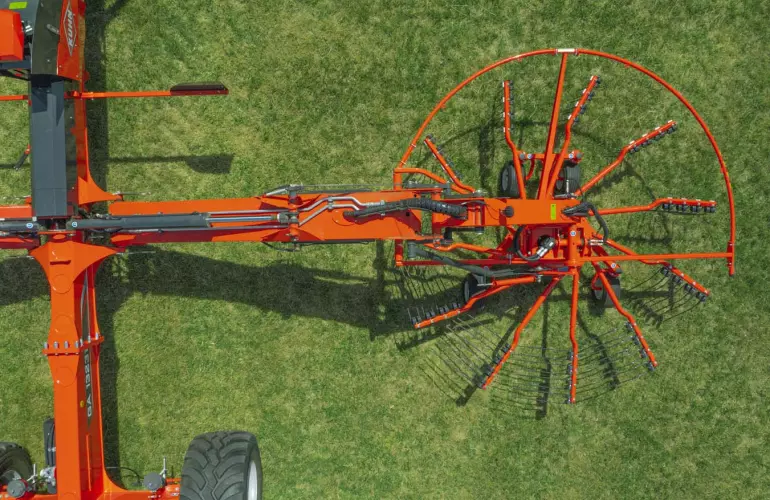 Andaineurs KUHN GA 13231 - Détail sur un des rotors