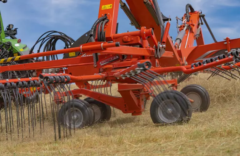 Andaineurs à quatre rotors KUHN - GA 13231 vue détaillée