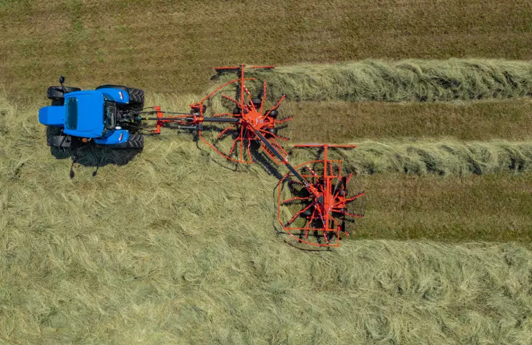 Andaineur dépose latéral KUHN GA 6632+