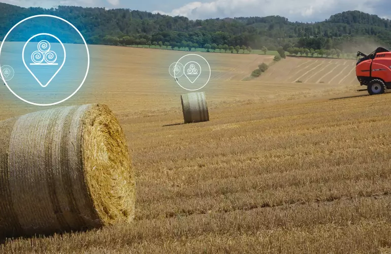 Contrôle et géolocalisation de balles rondes 