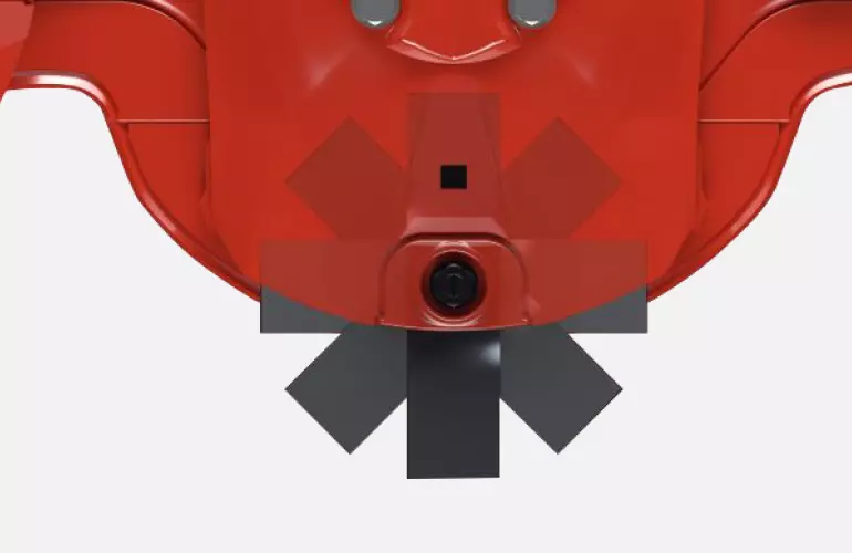 Couteaux du lamier de fauche OPTIDISC ELITE en libre rotation