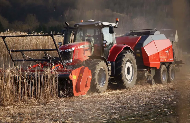 Broyeur à axe horizontal WS KUHN au travail
