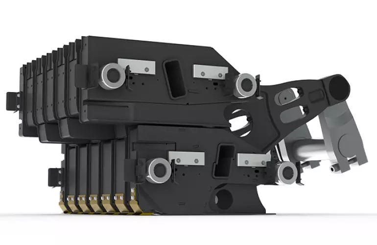 Technologie TWINPACT produit des balles carrées 25% plus denses qu'un système à piston conventionnel