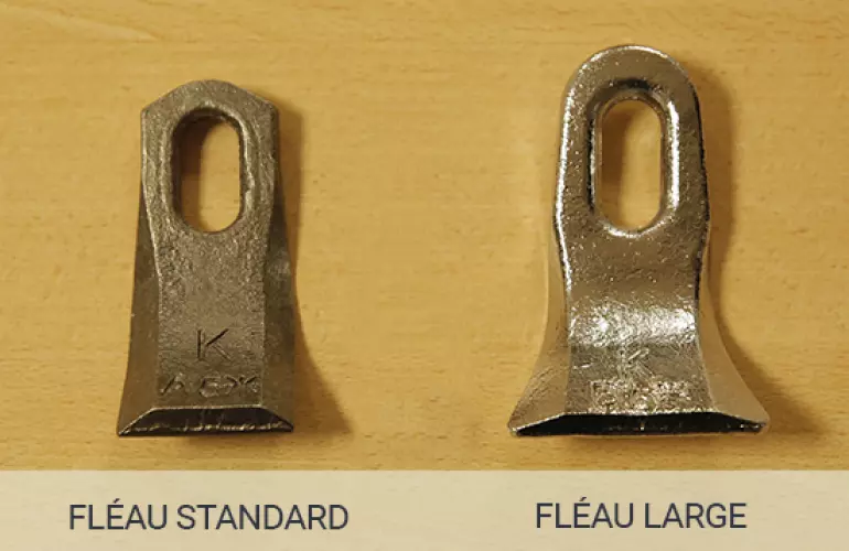 Fléaux Standard et Large
