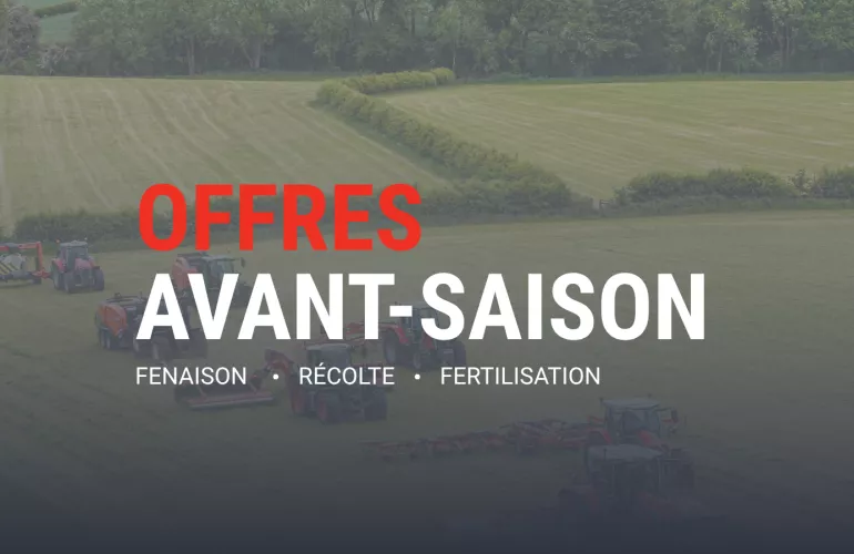 Offre avant-saison 2026 KUHN Herbe et récolte