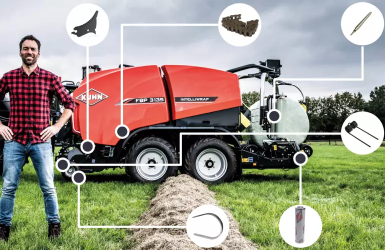 Pièces détachées KUHN pour presses