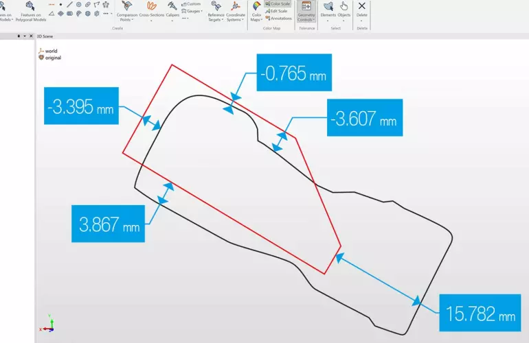 La pièce d'origine KUHN est représentée par la section en noir