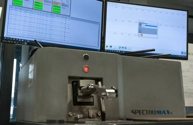 Mesure au spectromètre