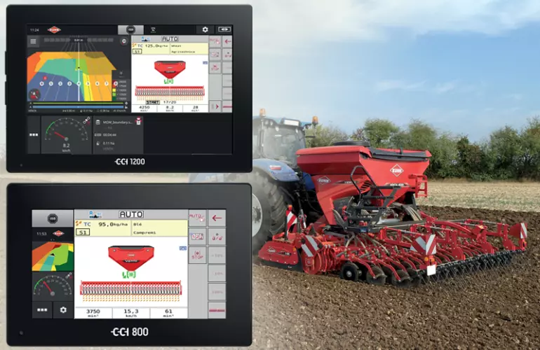 Photo des terminaux ISOBUS KUHN