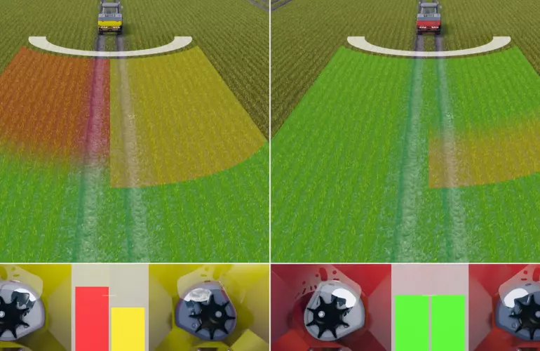 Schéma comparaison de la pesée classique versus régulation EMC