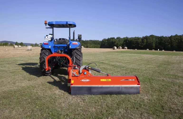 Le broyeur TBE 22 en position statique