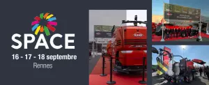 Vues du stand KUHN au salon SPACE à Rennes