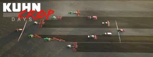 KUHN CROPDAYS logo et photos de machines au travail