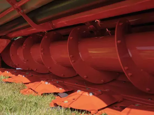 Lamier et vis de groupage de la faucheuse GMD 9530 RV