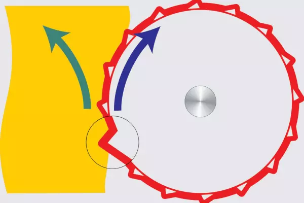 Rouleaux POWERTRACK pour une rotation fiable de la balle.