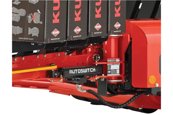 D'une simple pression sur un bouton, la machine se déplie ou se replie automatiquement.