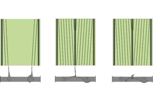 En utilisant le système à double ficelle, la durée du cycle de liage est réduite au minimum.