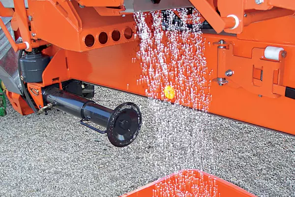 Réglages simples de l'épandeur AERO GT pour un rendement et une précision élevée