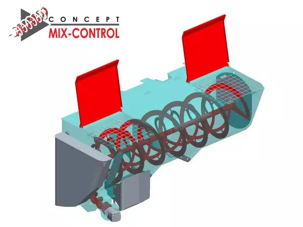 Trémie mélangeuse sur Désileuse Pailleuse Distributrice tout fourrage ALTOR : ajoutez de la polyvalence à votre machine !
