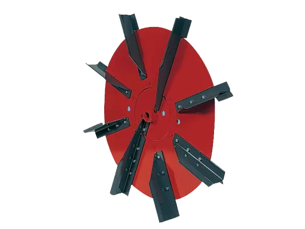 Plateau de turbine avec pâles démontables sur les Désileuses Pailleuses Distributrices tout fourrage ALTOR