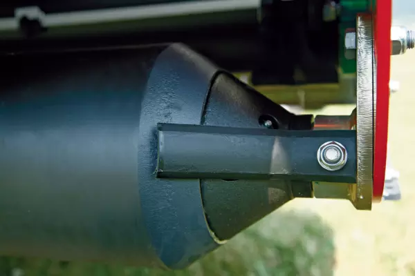 Une hauteur de travail sous contrôle grâce au rouleau à embouts démontables