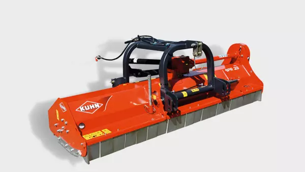 Un cadre d'attelage double permet d'utiliser les broyeurs BPR en position frontale ou arrière