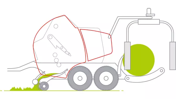 Le système avancé à « deux fourches de transfert » assure un transfert rapide et fiable de la balle