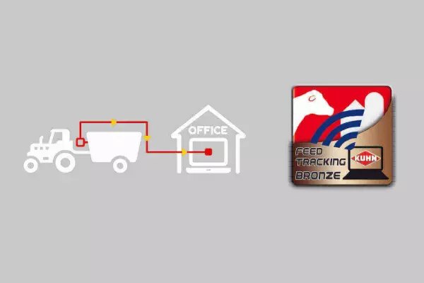Logiciel de gestion des données KUHN Feed Tracking BRONZE : un transfert de données simple pour votre mélangeuse KUHN PROFILE