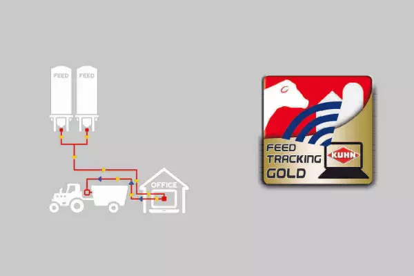 Logiciel de gestion des données KUHN Feed Tracking GOLD pour vous aider dans l'assistance à la gestion des stocks