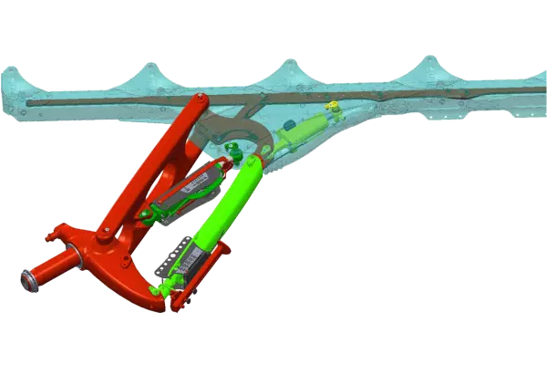 Le dispositif de largeur variable est 100% protégé à l'intérieur du bâti de la MASTER L