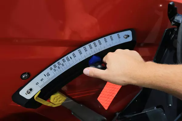 Secteurs gradués D.F.C pour un contrôle précis et facile du dosage sur toute la gamme MDS .2