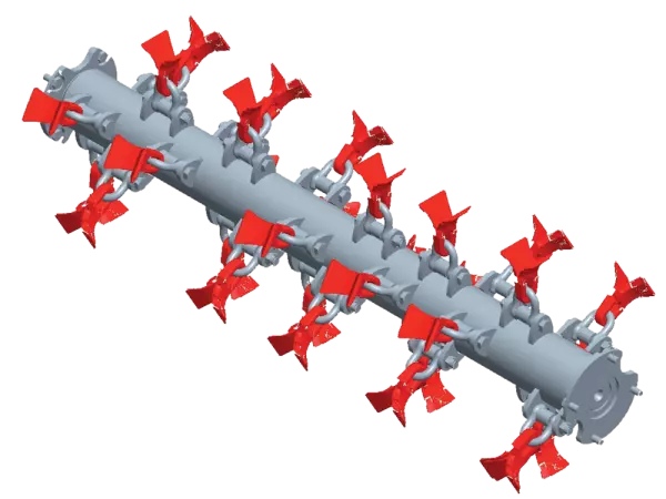 Rotor universel et rouleau palpeur XTREM diamètre 140 mm