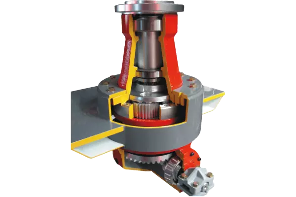 Photo de la transmission issue de la technologie et de l'expérience KUHN