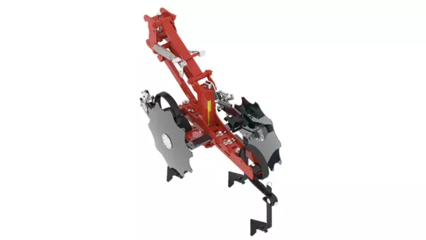 Vue 3D d'un disque cranté de la bineuse ROWLINER