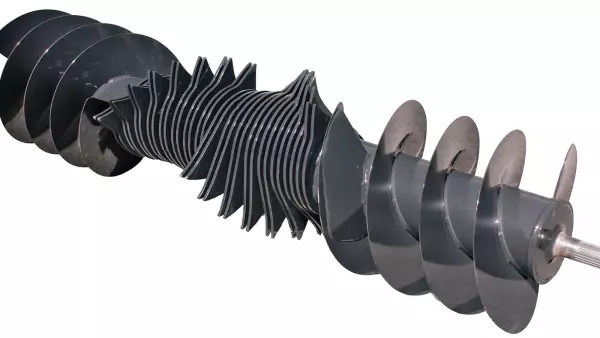 Le système OMNICUT rotor à 15 couteaux (OC 15) coupe le fourrage à une longueur de 45 mm