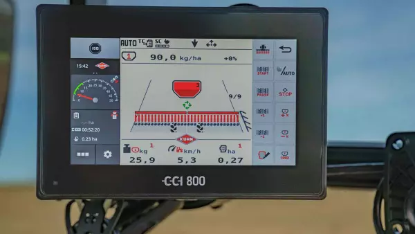 Gestion du semis grâce au terminal CCI 800