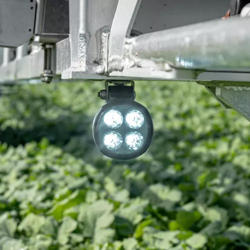 Photo des phares sur la rampe de l'automoteur ARTEC RS20